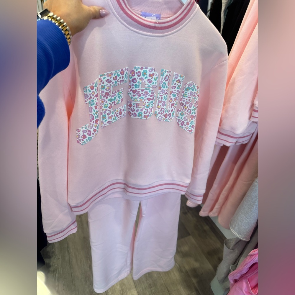 Pink Kids Pajamas with Graphic Design